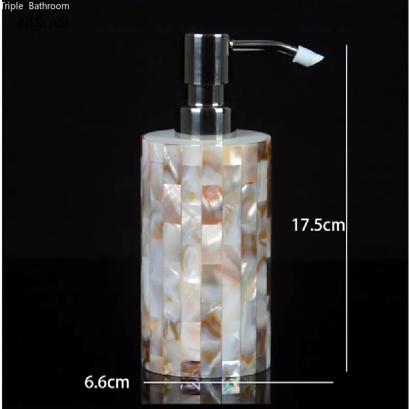

Nordic Style Shell Pattern Resin Hand Foam Soap Dispenser Shampoo Bottle Bathroom Accessories Lotion Bottle Home Decoration