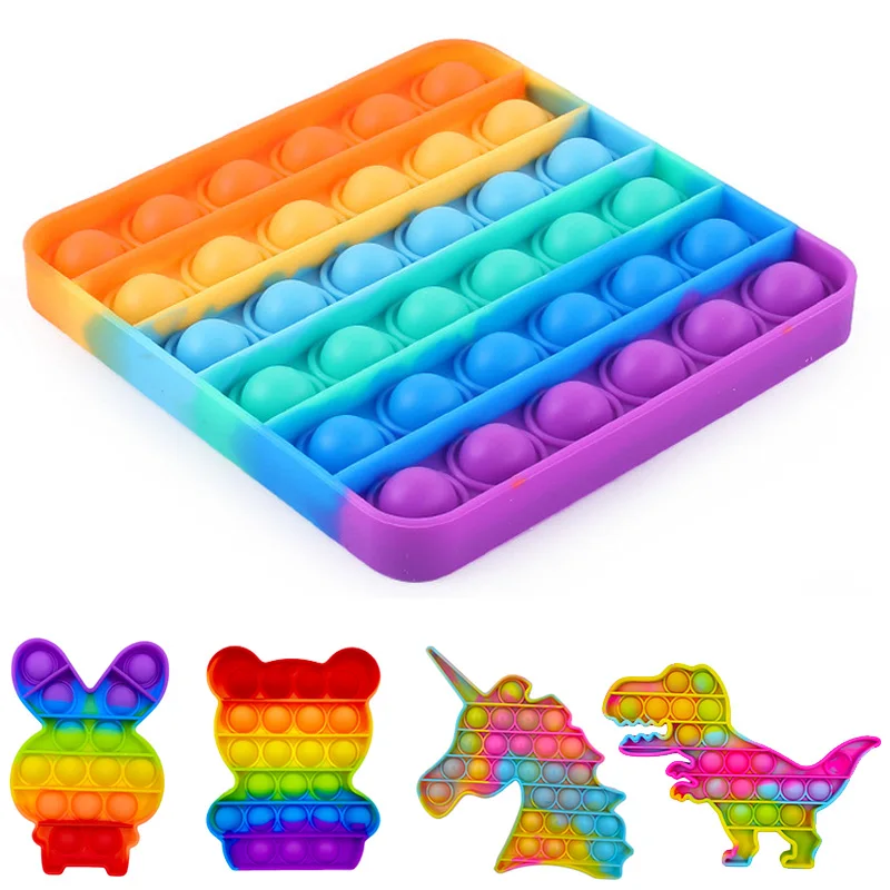 

Игрушки для снятия стресса радужные пузырьки антистрессовые игрушки сенсорная игрушка для снятия аутизма