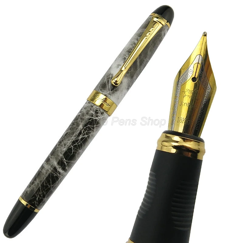 

Jinhao 450 Classic Iraurita Fountain Pen Golden 18 KGP 0.5mm Medium Nib Full Metal Multicolor For Choice Jinhao X450 Ink Pen