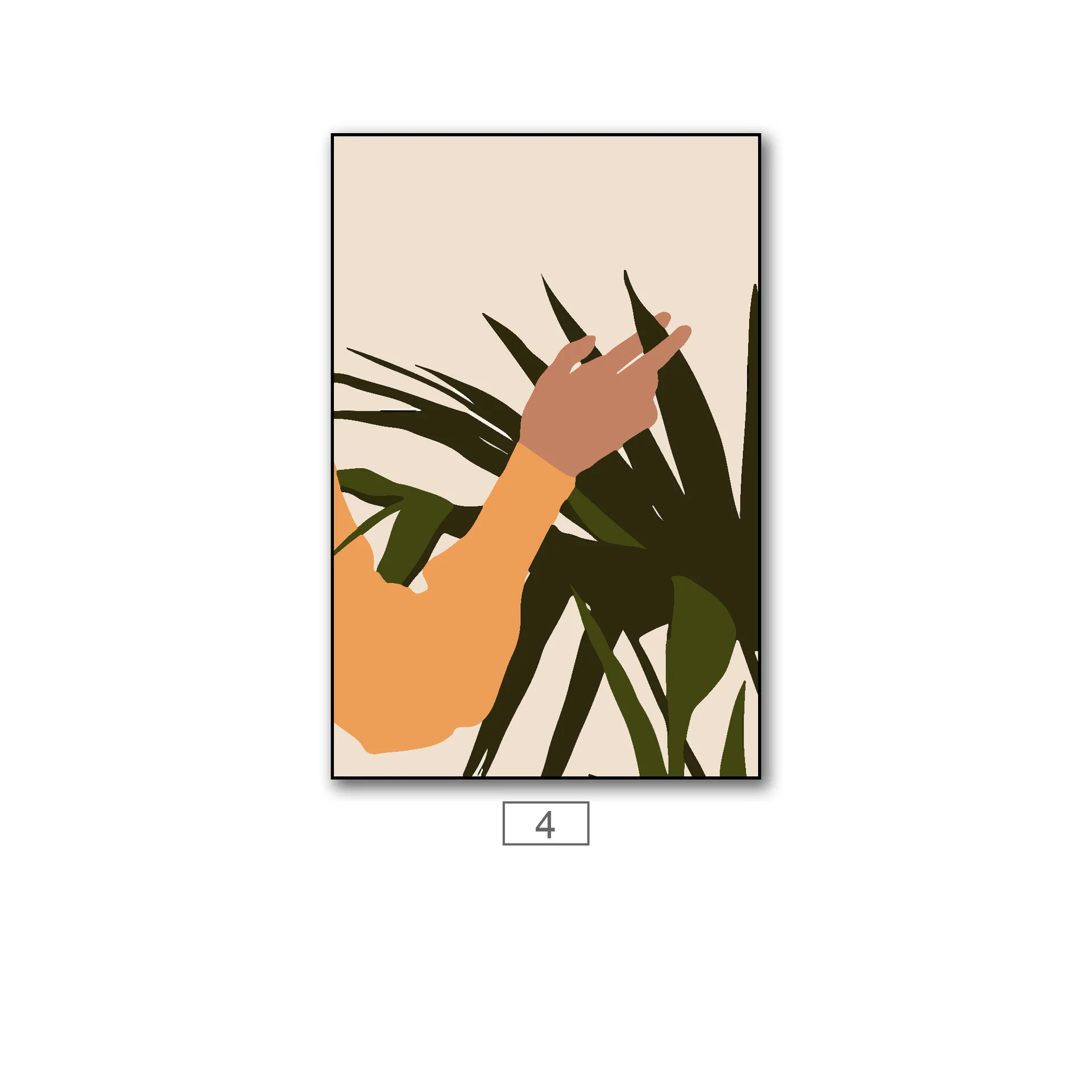 

Abstract Fashion Vintage Girl Minimalist Wall Art Canvas Painting Wall Pictures for Living Room Decor Nordic Posters and Prints