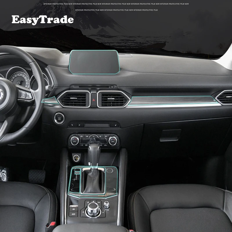 Для Mazda CX5 аксессуары 2017 2018 2019 2020 TPU прозрачная пленка для приборной панели