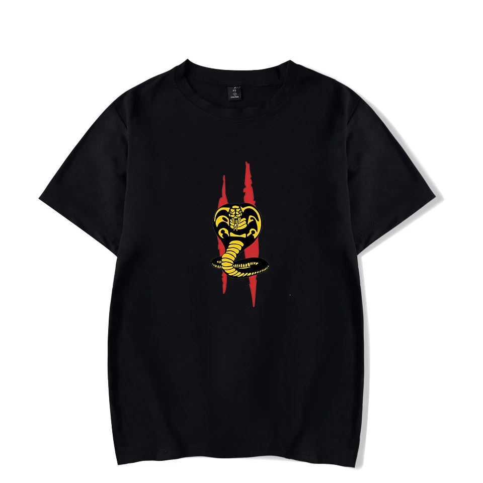 Cobra Kai с принтом модный уличный Повседневный популярный классный футболка летние