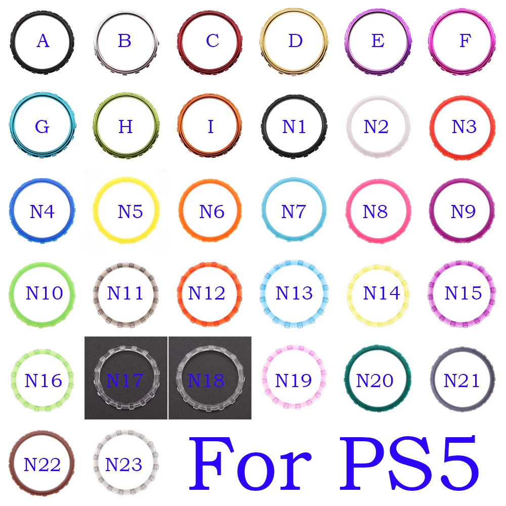 

Сменные аксессуары TingDong, хромированные кольца для Ps5 PS5, пластиковые Хромированные Кольца для контроллера