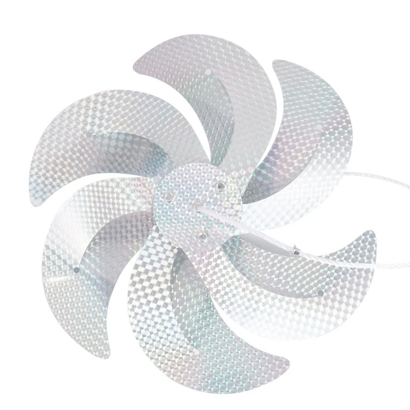 

Anti Bird Windmill Bird Repeller Windmill Silver Pinwheels Reflective Bird Scare Deterrent Driving Windmill String