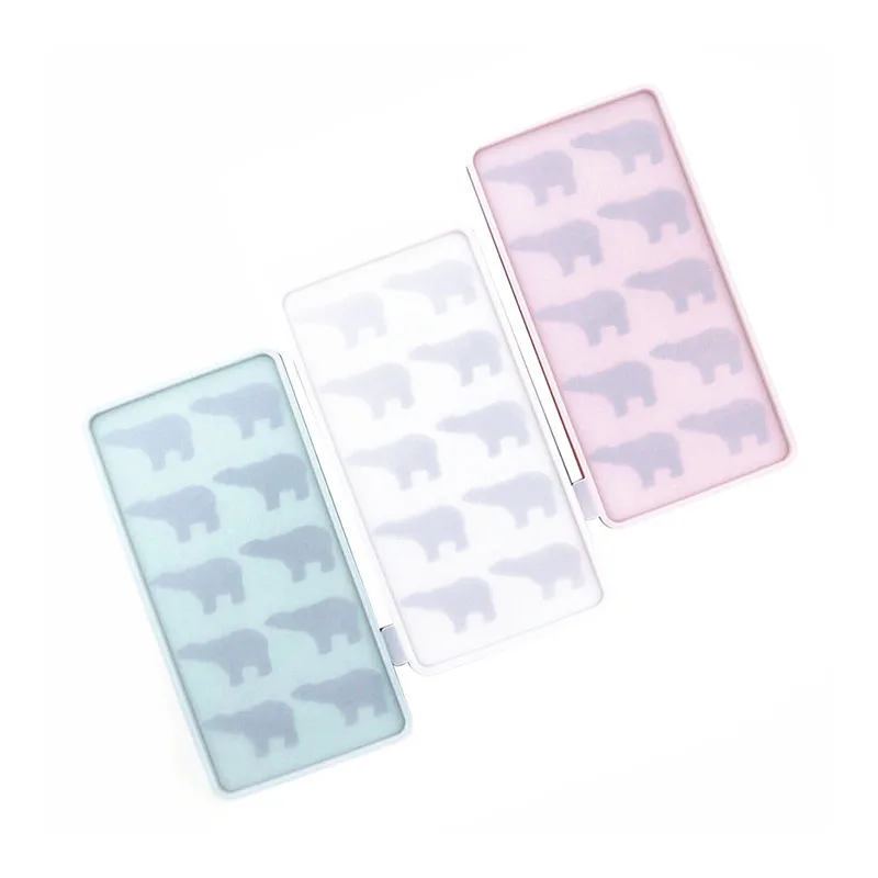 Форма для льда с 10 отверстиями новая модная форма в форме милого белого медведя