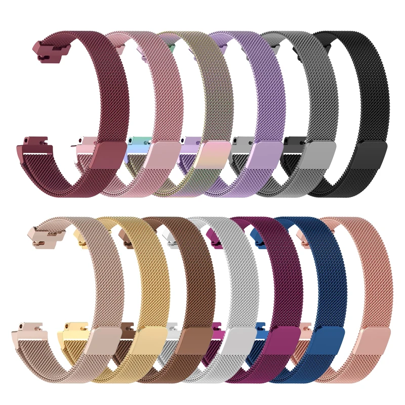 

Milanese Band for Fitbit Inspire HR Strap Women Men Stainless Steel Bracelet Belt for Fitbit Inspire Fitness Tracker