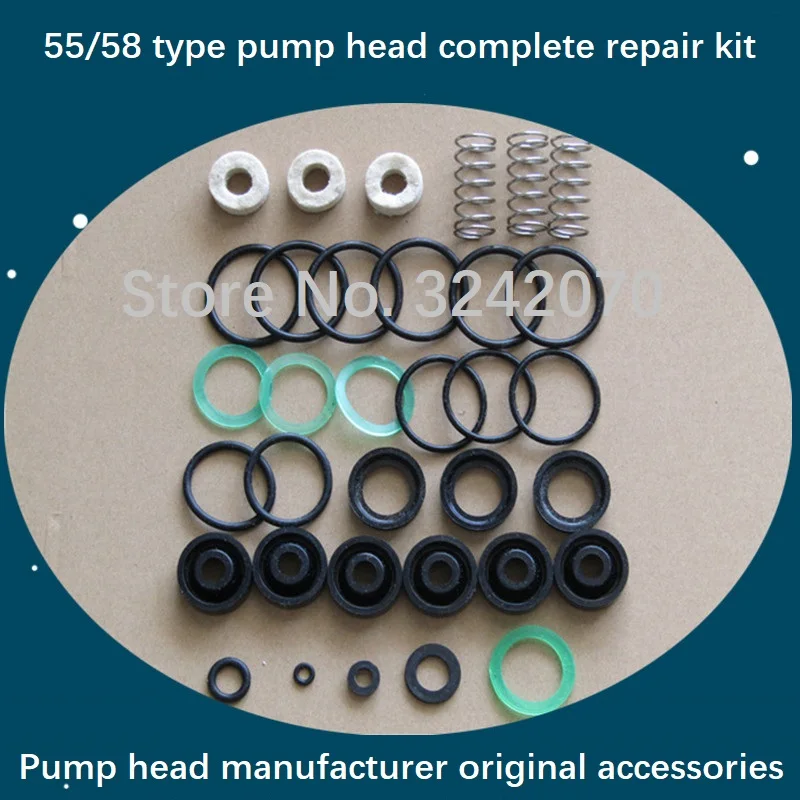 

Black Cat/Panda/Guanzhou/High Pressure Washing Machine 55 58 Pump Head Repair Kit Accessories Water Seal Oil Seal Seal Ring
