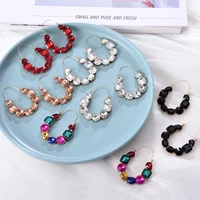 ztech shiny colorful rhinestone charms drop dangle earrings for women fashion jewelry party statement earrings accessories