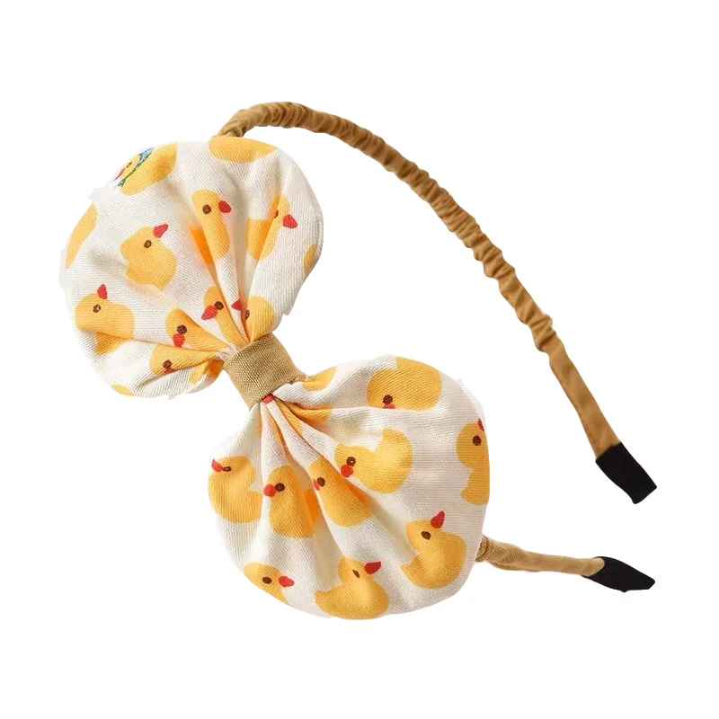 Chick Hair Hoop M MISM, имитация жемчуга, милый галстук-бабочка, аксессуары для волос для девочек, модный современный стиль, повязка для волос, милые обручи для волос, повязки на голову - Цвет: Chick Hair Hoop