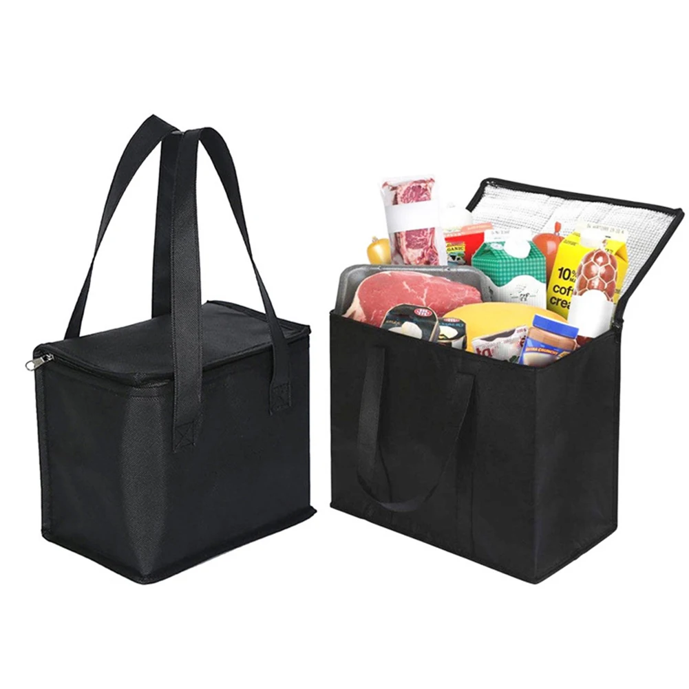 

Portable Lunch Cooler Bag Folding Insulation Picnic Ice Pack Food Thermal Bag Drink Carrier Insulated Bags Food Delivery Bag New