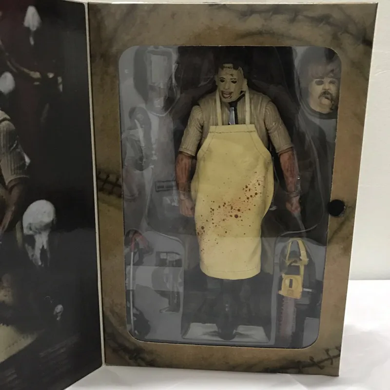 Фигурка NECA на 40 ю годовщину потрясающее кожаное лицо классический ужас из фильма