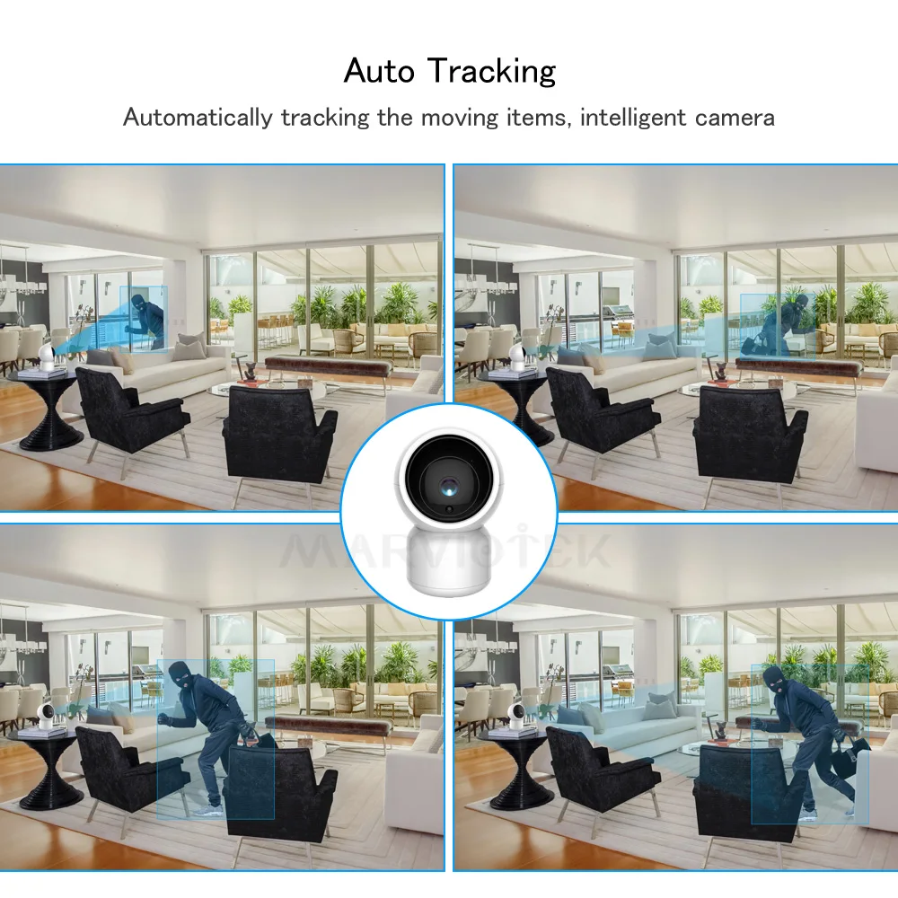 Домашняя IP камера безопасности WIFI двухсторонняя аудио видео видеонаблюдения