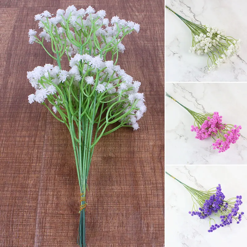

Artificial Flowers Wedding Decoration DIY Photo Props Flower Heads Branch Fake Flowers Festival Supplies Home Decor Bouquet