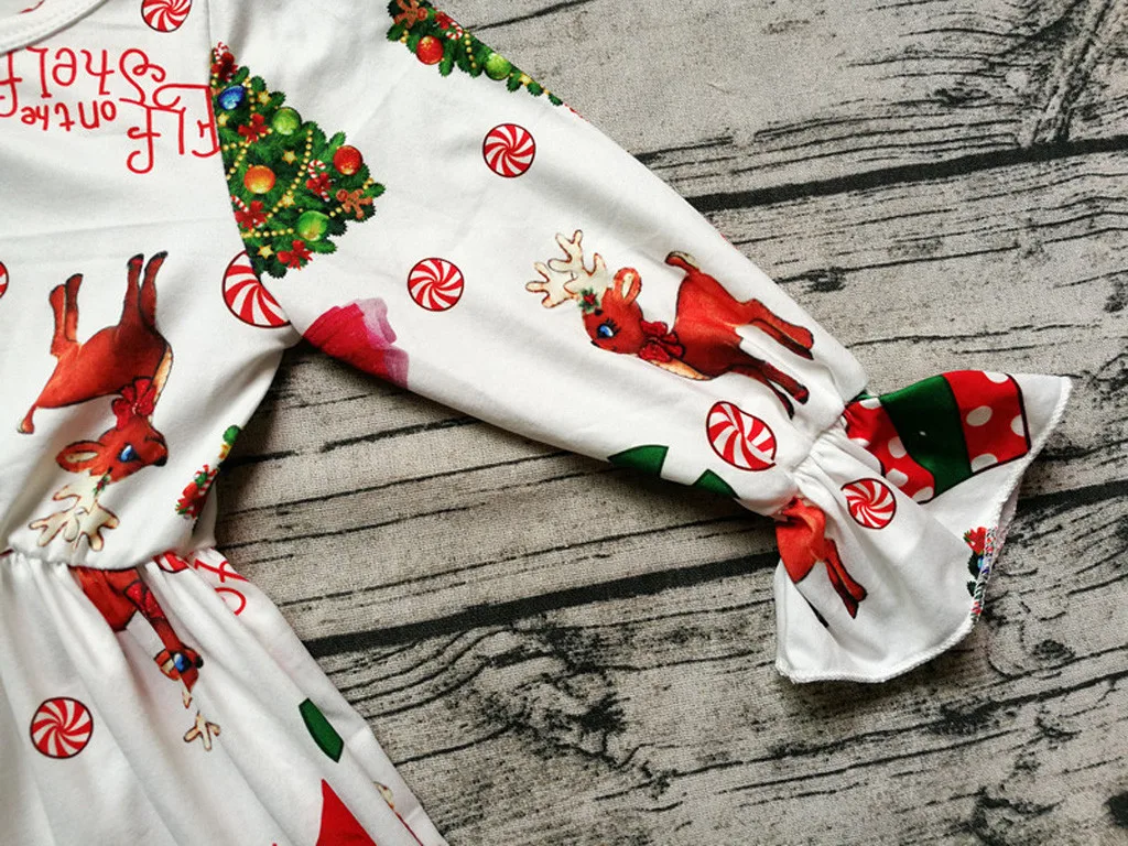 Платье для девочки SAGACE рождественское праздвечерние платье принцессы с длинным