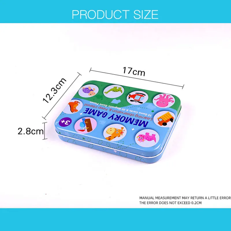 

Montessori Toys Thing Cognition Training Memory Game Animal Traffic Colour Digital Early Learning Educational Toys For Children