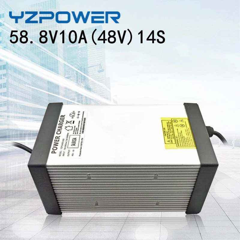Зарядное устройство для литий ионных аккумуляторов YZPOWER 14S 58 8 в 10A 11A 12A 13A 14A 15A 48