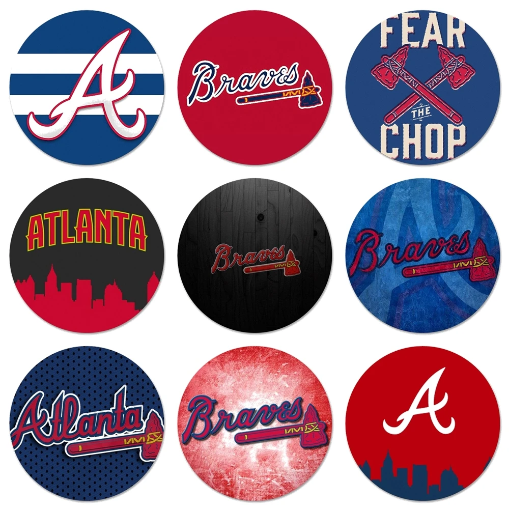 

Atlanta Braves Icons Pins Badge Decoration Brooches Metal Badges For Clothes Backpack Decoration