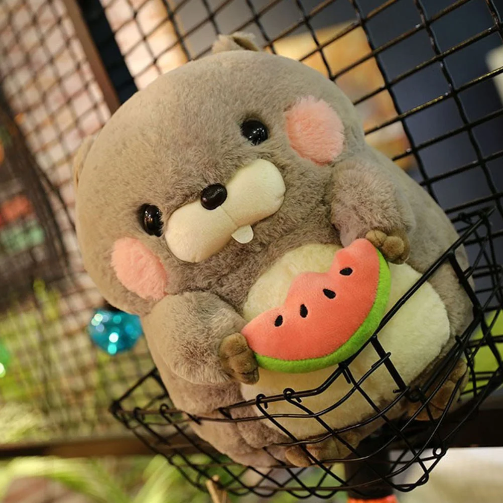 1 шт. милые плюшевые домашние тапочки с изображением сурок кукла прекрасный