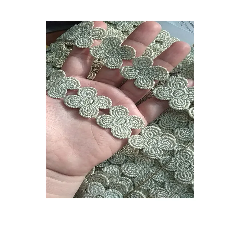 

10 шт., кружевные цветы в виде лепестков