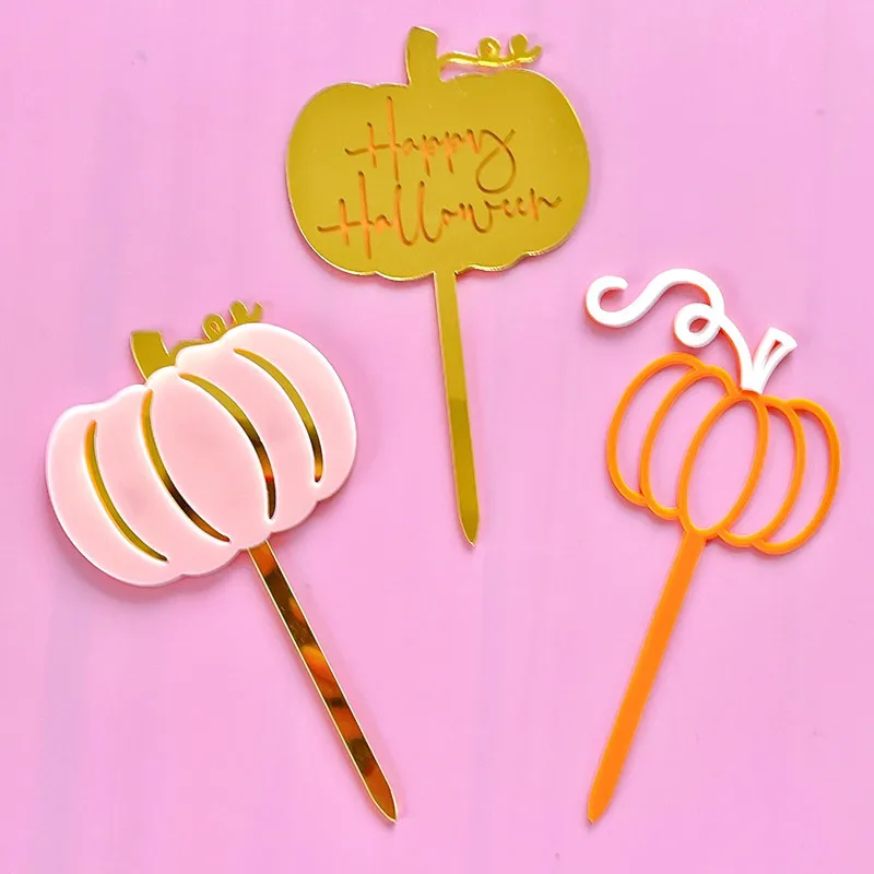 3 вида Хэллоуин тыква торт Топпер вечевечерние НКА раньше детский душ поставка