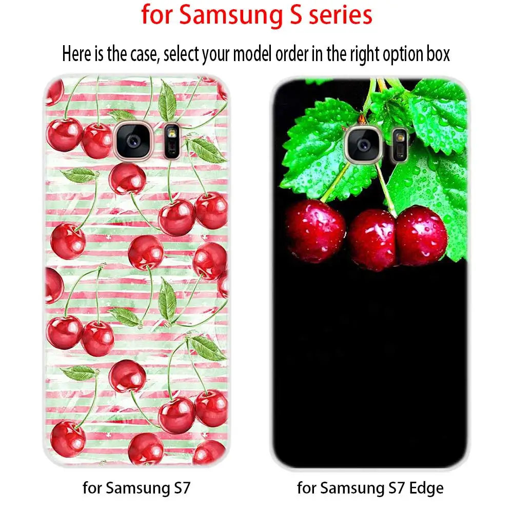 Мягкий силиконовый чехол для Samsung S30 S20 S11 S10 S9 S8 Plus lite 11e 10e Uitra S7Edge вкусные фрукты