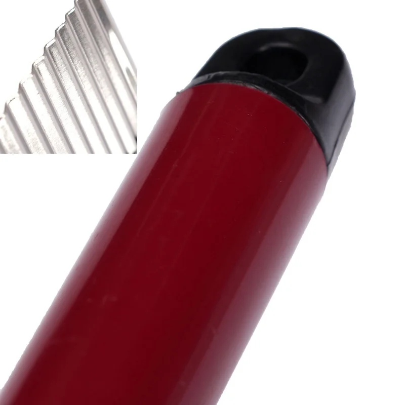 

New Stainless Steel Potato Chip Dough Vegetable Crinkle Wavy Cutter Slicer Fruits Food Cutterly Tools