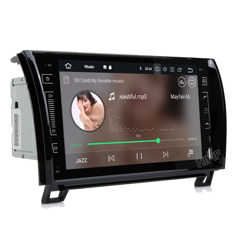 PX6 9 &quotIPS DSP 4G Android 10 0 2 DIN Автомобильный мультимедийный плеер для Toyota Sequoia Tundra Радио