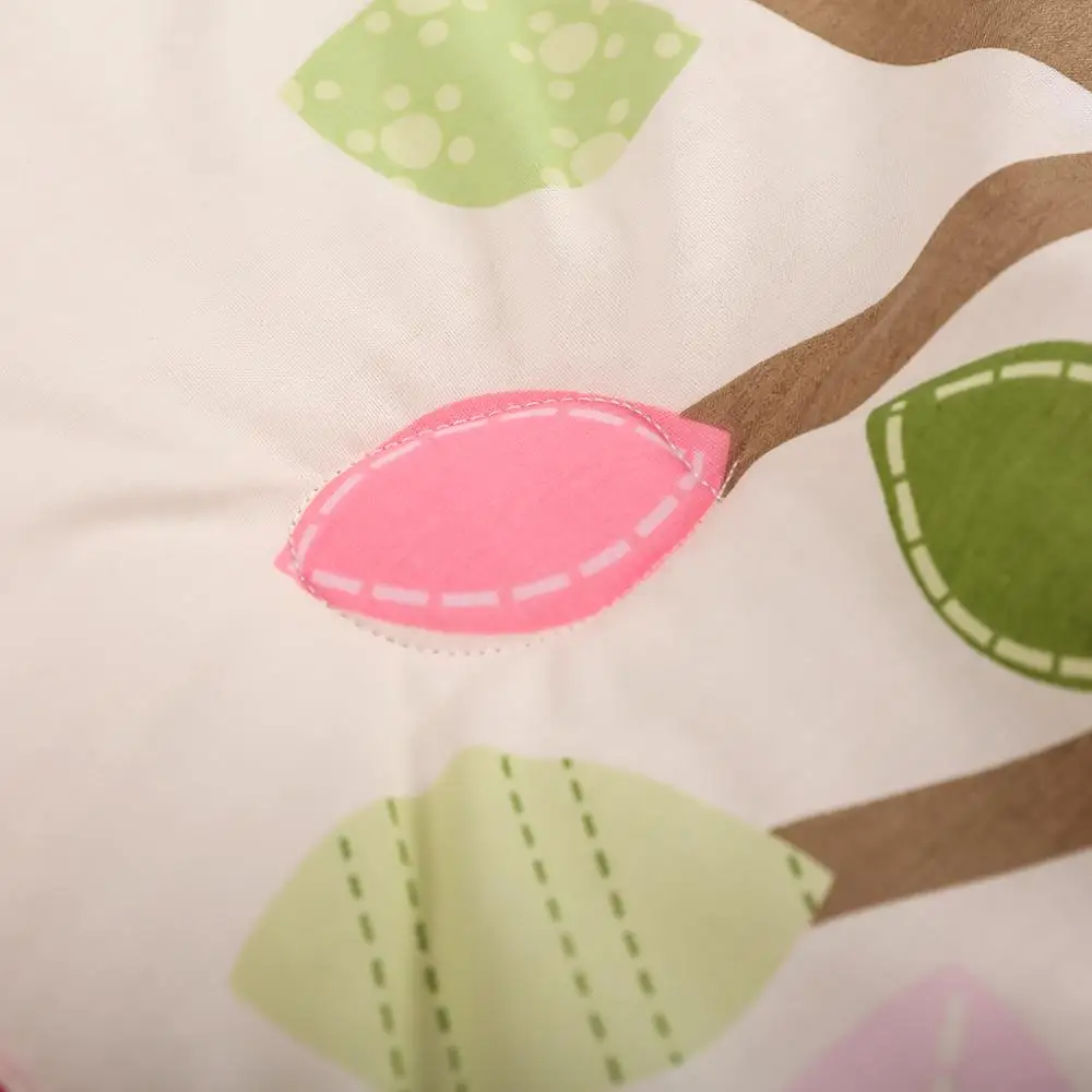 Pink Girls Baby Crib Bedding Set Flower Themed Newborn Nursery Bed Infant Child Soft Coral Garden | Мать и ребенок