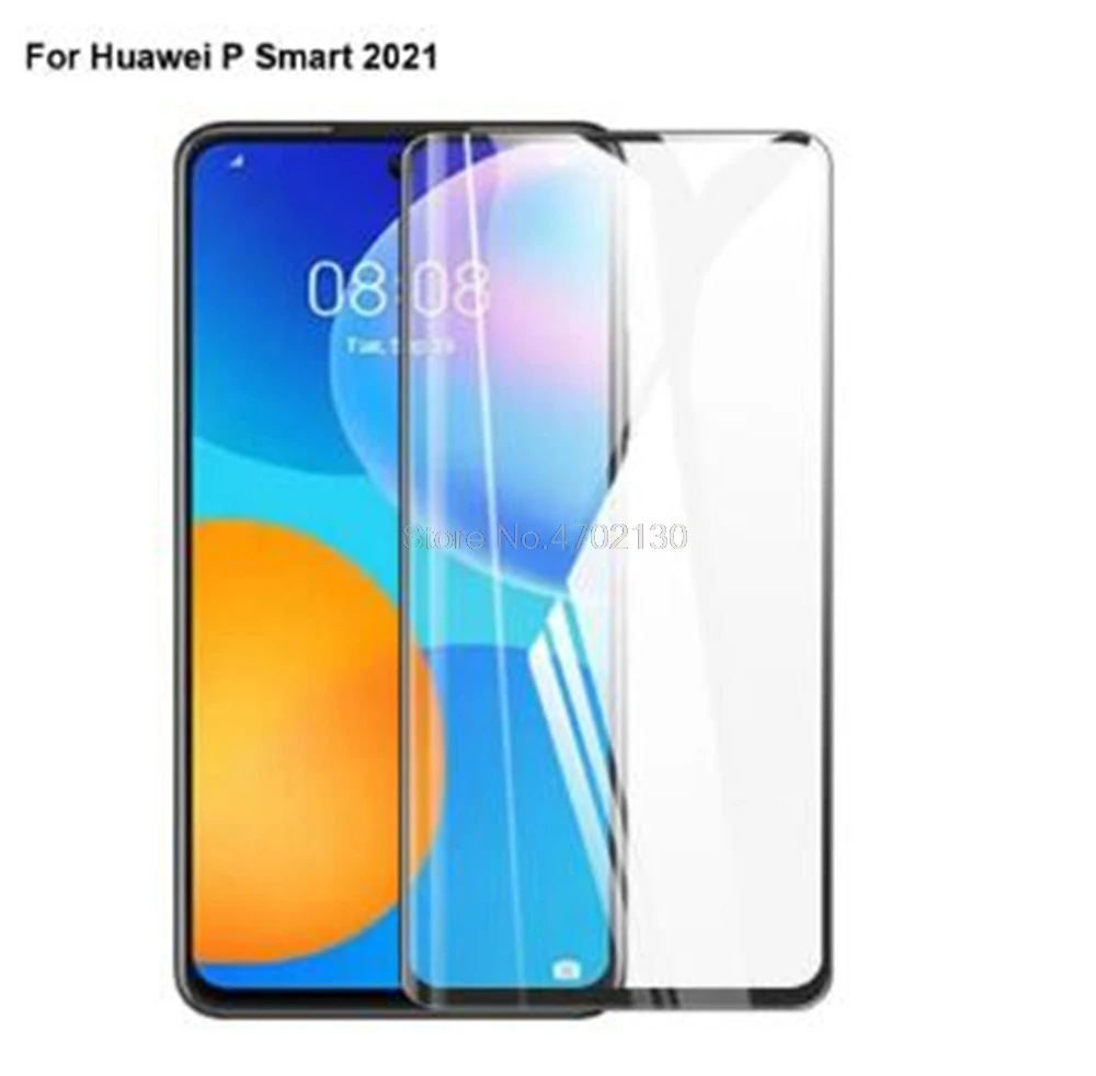 

Полное покрытие, Защитное стекло для Huawei P Smart 2021, защитное закаленное стекло для Huawei P Smart 2021, защита экрана телефона