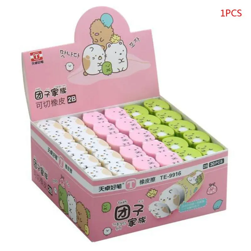 

Cute Rubber Eraser Pencil Erasers Stationery Student Children Kids Prizes Promotional Gift Office School Supplies 20CB