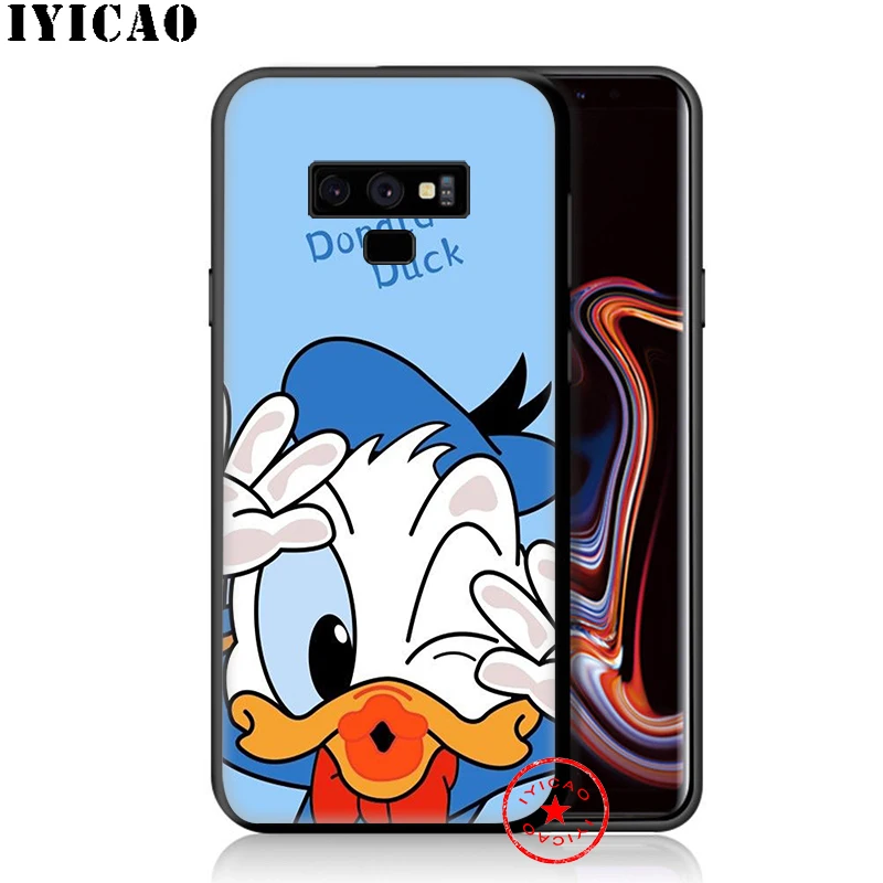 IYICAO милый мягкий чехол для телефона с Дональдом Даком Samsung Galaxy S10e S10 S9 S8 Plus S6 S7 Edge Note