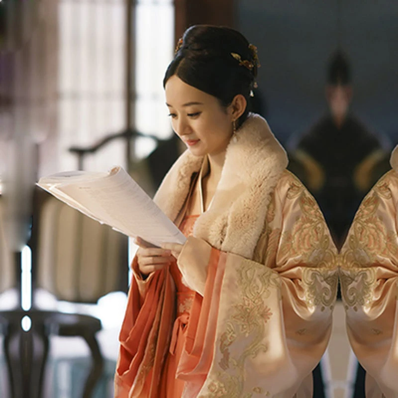 Женский костюм с вышивкой Hanfu для ТВ-игр история MingLan | Тематическая одежда и