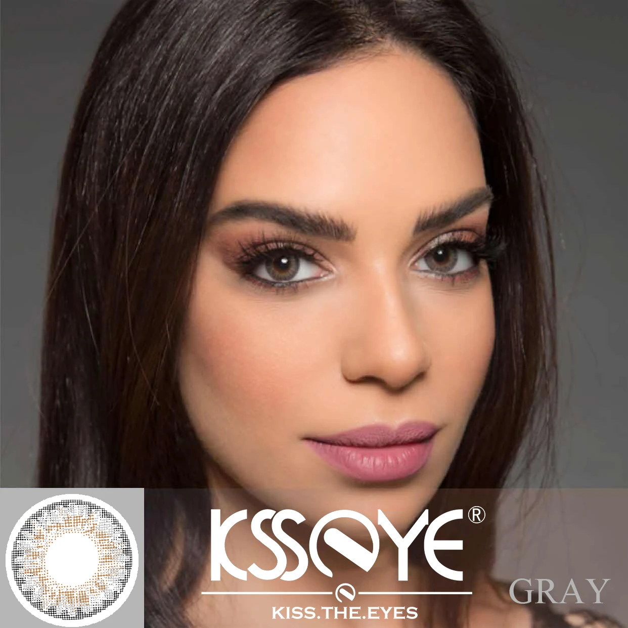 Контактные линзы KSSEYE для глаз 3 цвета | Красота и здоровье