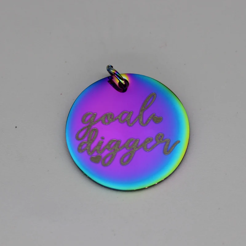 Очаровательные Подвески с лазерной гравировкой подвески из нержавеющей стали