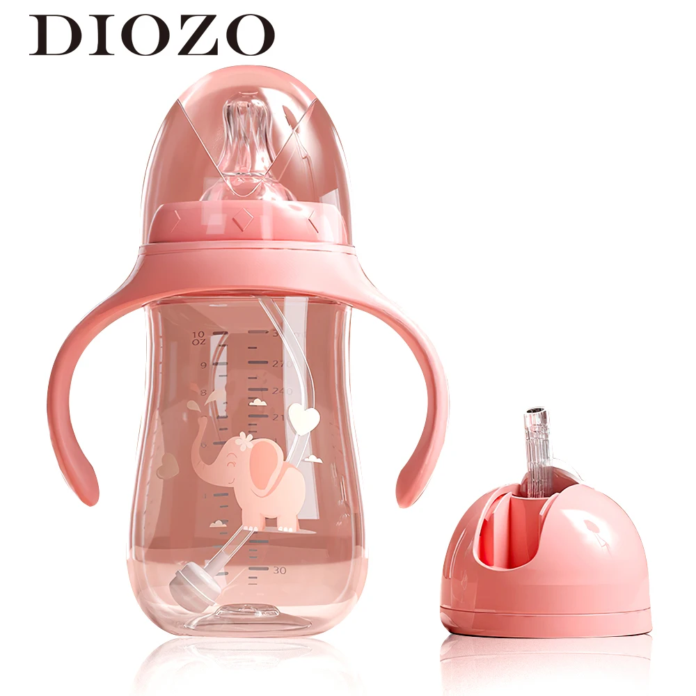 Бутылочка для кормления с ручкой и соской на шею детская бутылочка грудью водой