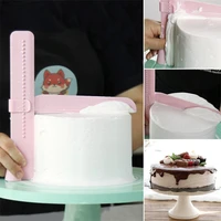 vogvigo 1pc cake scraper smoother adjustable fondant spatulas cake edge smoother cream diy baking tools cakes pastry spatula