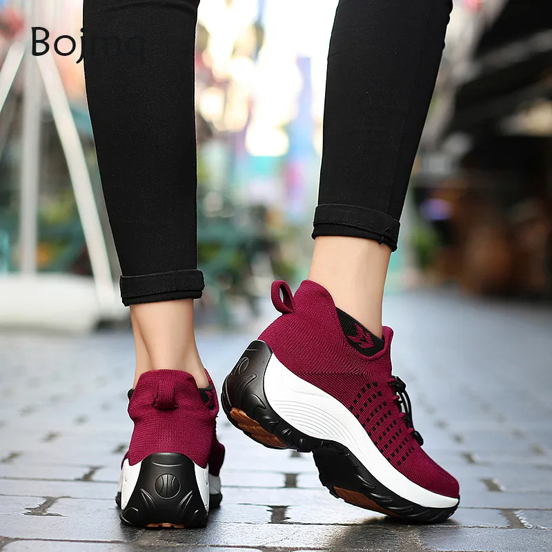 Bojmq tenis feminino Tenis Mujer; Новинка года; мягкий светильник; спортивная обувь; женская обувь для тенниса; женские устойчивые спортивные кроссовки; кроссовки