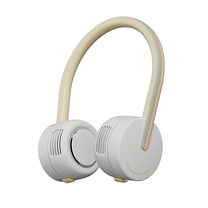 

Перезаряжаемый ручной вентилятор без лопасти Usb, персональный креативный ручной вентилятор, электрический модный аксессуар для дома EI50FS