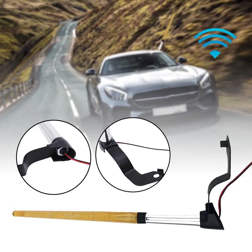 Светодиодный светильник с флагом AM FM украшение для антенны 12 В автозапчасти