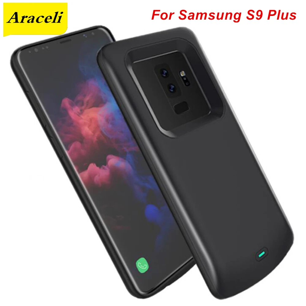 Чехол с аккумулятором Araceli для Samsung Galaxy S9 Plus чехол 5200 мАч зарядным устройством