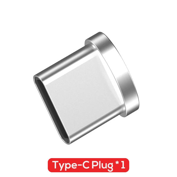 Type Plug No Cable Micro usb type C нейлоновый Плетеный светодиодный магнитный usb-кабель для samsung Xiaomi huawei Mini кабель USB C для IPhone X XS Max - Цвет: Type Plug No Cable