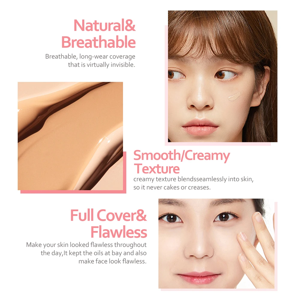 Жидкий консилер MINIMELI крем с полным покрытием водонепроницаемый долговечный