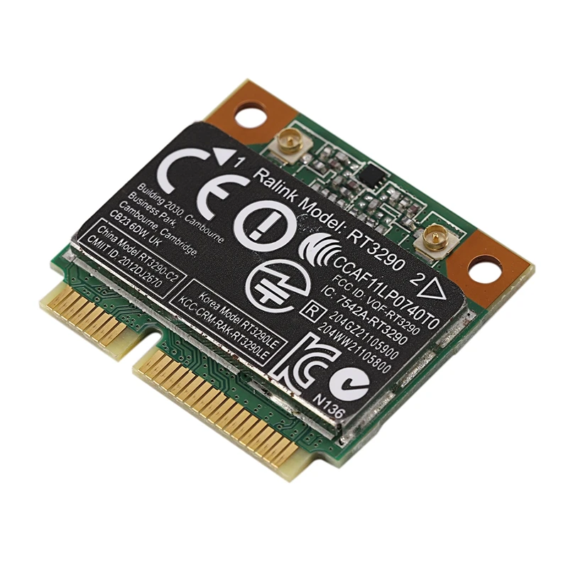 150 Мбит/с 2 4 ГГц RT3290 802.11B/G/N беспроводной Wlan WIFI + Bluetooth BT 3 0 Половина Mini PCI-E карта для HP