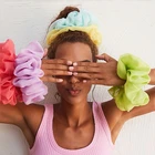 Французская Тюлевая органза, негабаритное кольцо для волос, Сказочная темпераментная шифоновая веревка для волос с кольцом для большого кишечника