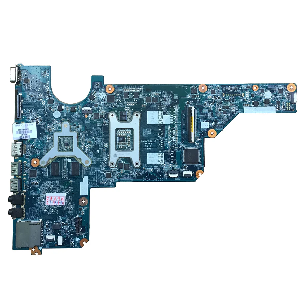 

for 636372-001 HP Pavilion G4T-1000 G7 G7T-1000 G4 G4-1000 Laptop Motherboard DA0R12MB6E0 PGA989 HM55 HD6470M 1G 100% test work