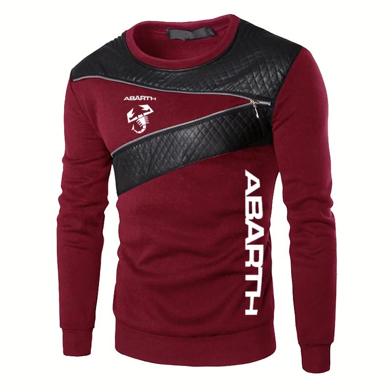 

Casual Men's pullover Abarth Car Logo Printing Spring Autumn Fashion Men's Sweatshirt Cotton Harajuku High Quality Men hoodie