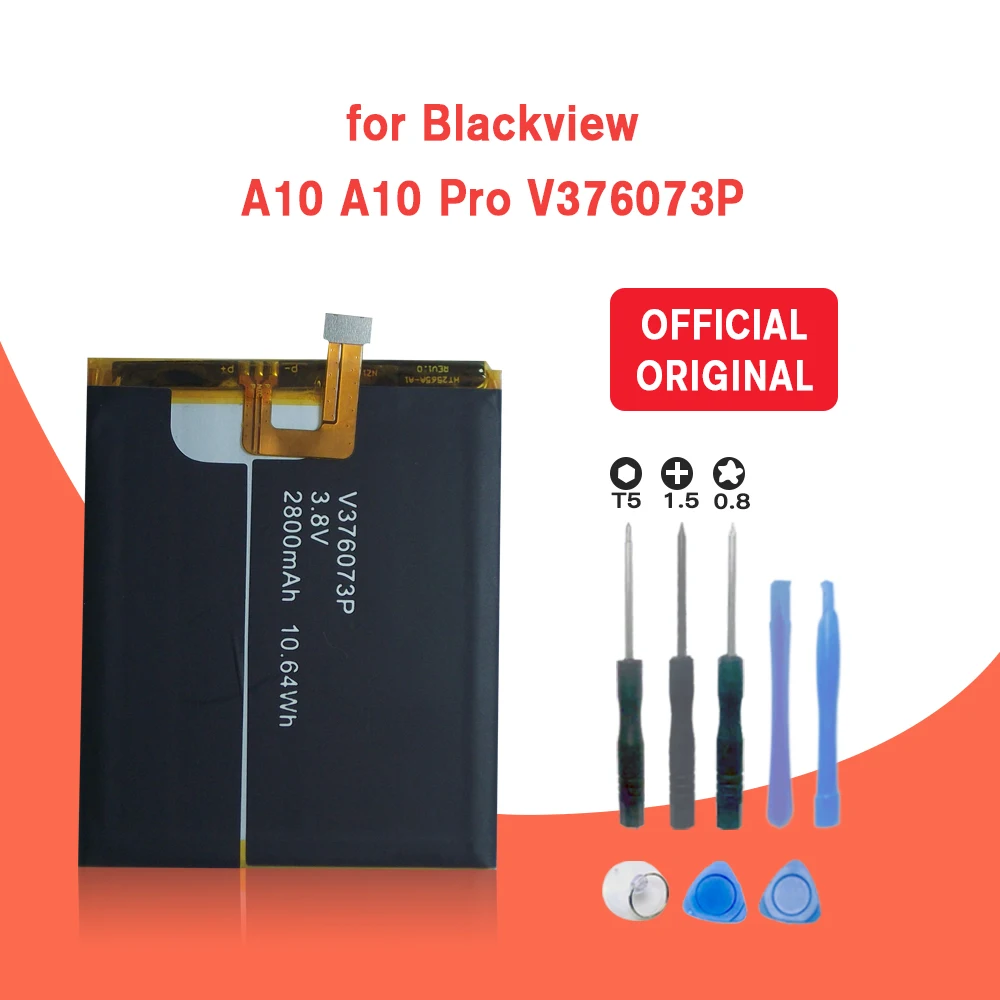 

2800mAh Blackview A10Pro Replacement Li-po Battery Rechargeable Mobile Phone Batteries for Blackview A10+Tracking + Tools