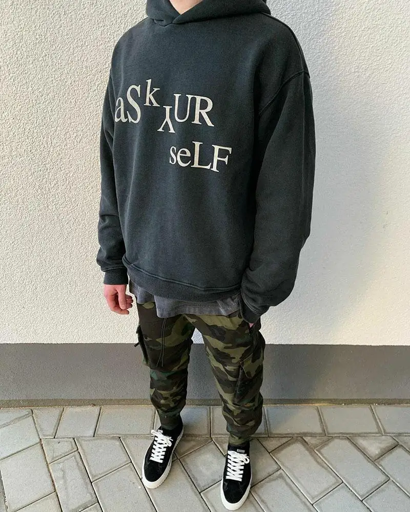 

3D Foam Askyurself Hoodie Men Women 1:1 High-Quality Vintage Askyurself Pullover Hoody harajuku xxxtentacion
