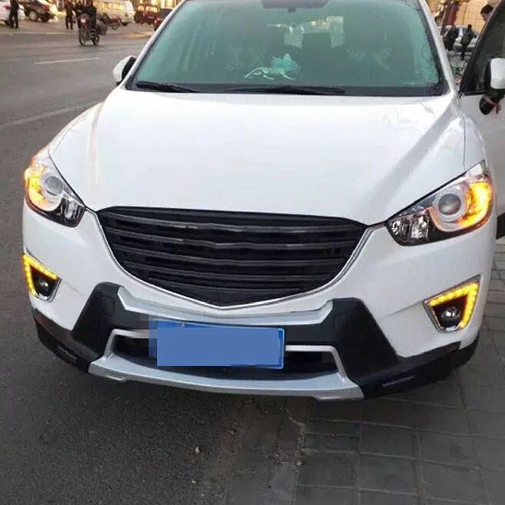 Автомобильная проблесковая 2 шт. для Mazda cx-5 cx5 2012 2013 2014 2015 2016 DRL светодиодные