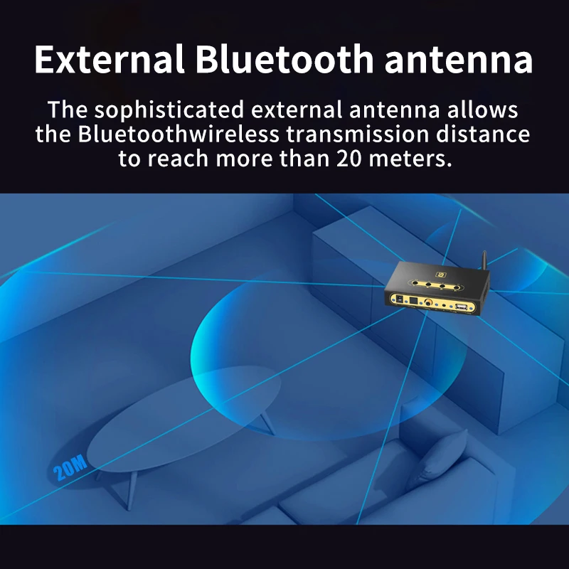 DA720 5.1CH аудио декодер беспроводной Bluetooth 5 0 приемник DTS AC3 адаптер оптический